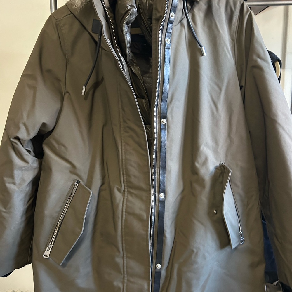Mackage Olive Green Parka Coat
